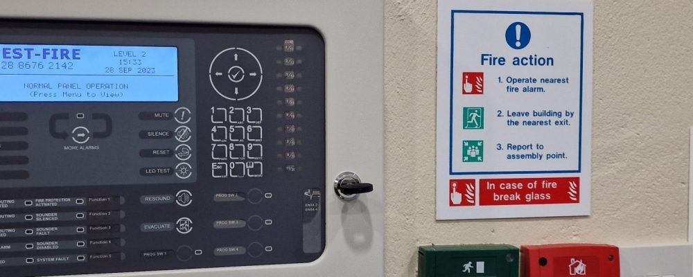 west-fire fire alarm panel